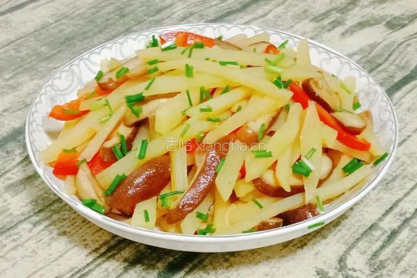 香菇炒土豆的做法图解12