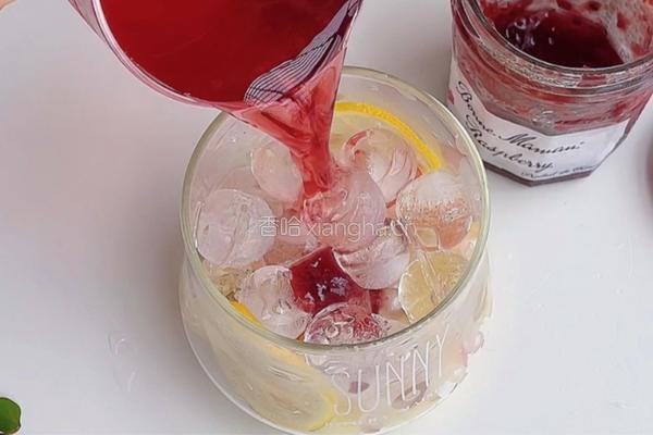 蜜桃树莓饮的做法图解7