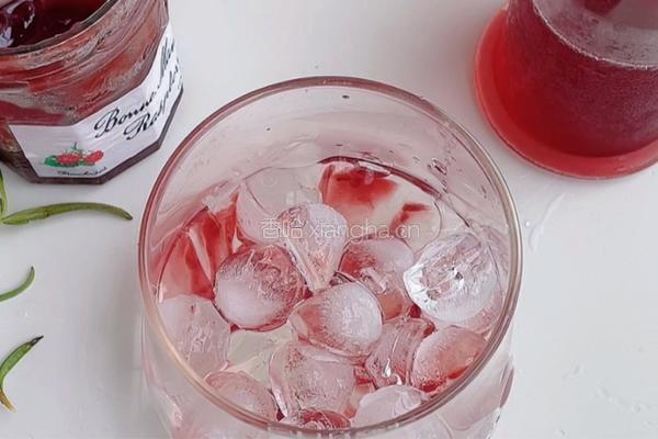 树莓酱蔓越莓饮的做法图解5
