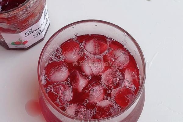 树莓酱蔓越莓饮的做法图解7