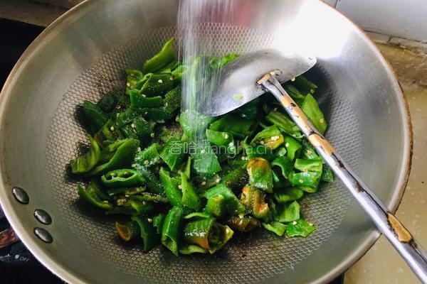 豆豉烧青椒的做法图解5