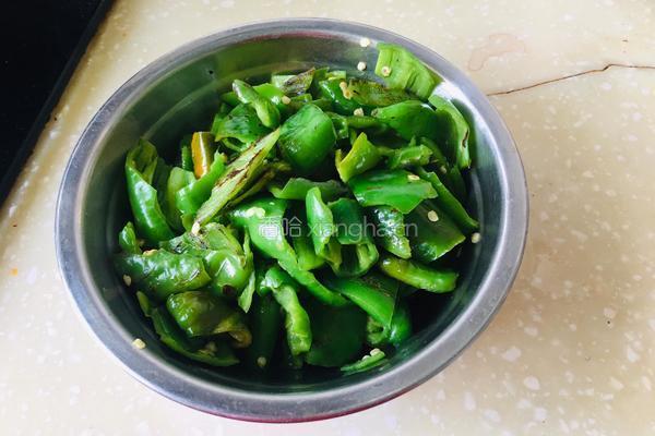 豆豉烧青椒的做法图解7
