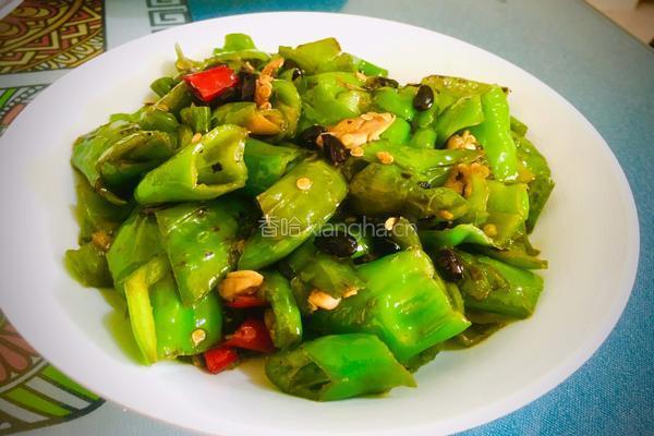 豆豉烧青椒的做法图解12