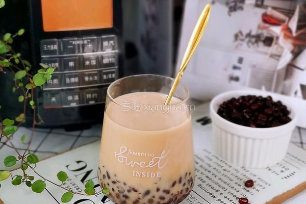 红豆奶茶的做法图解13