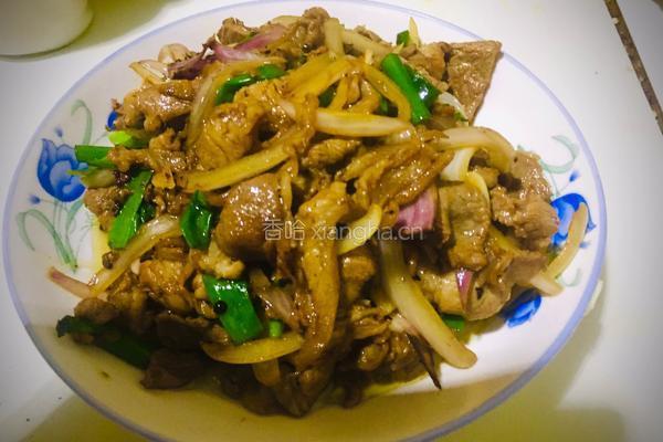羊肉炒圆葱的做法图解9