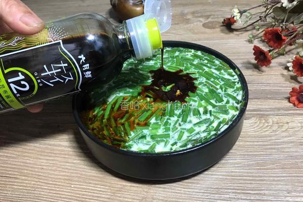 韭菜蒸鸡蛋的做法图解7