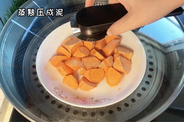 红薯糯米饼的做法图解1