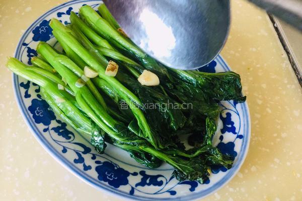 蒜炒菜心的做法图解6