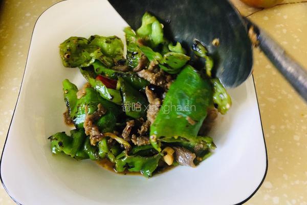 青椒豆豉炒牛肉的做法图解11