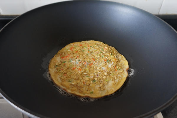 燕麦鸡蛋焖饼的做法图解9