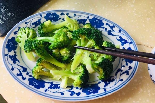 葱香豉油西兰花的做法图解4