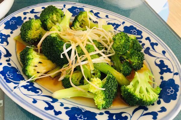 葱香豉油西兰花的做法图解9