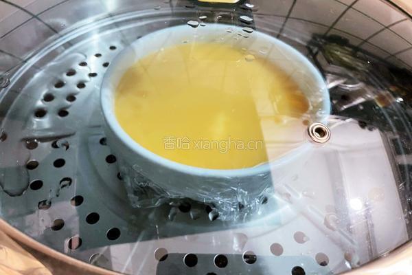 鸡蛋蒸香肠的做法图解7
