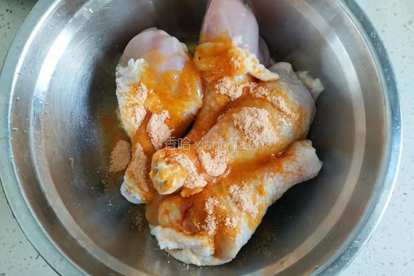 葱油蒸鸡腿的做法图解2