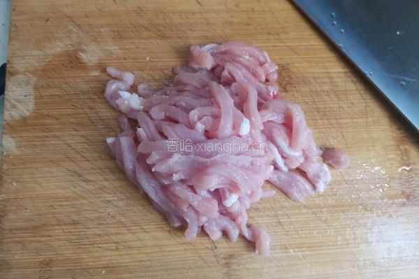雪菜肉丝面的做法图解2
