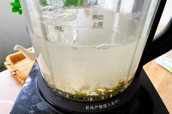 绿豆沙牛乳的做法图解4