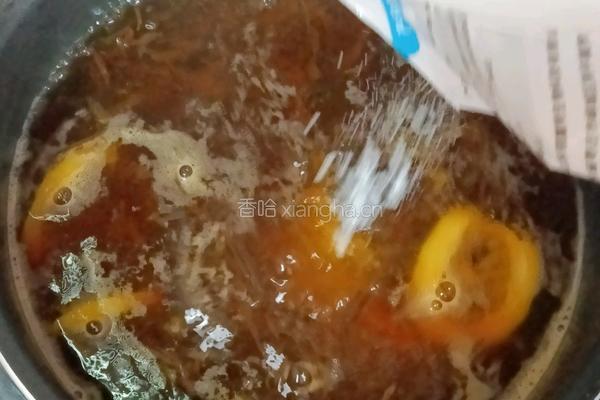 柠檬茶冻撞奶的做法图解10