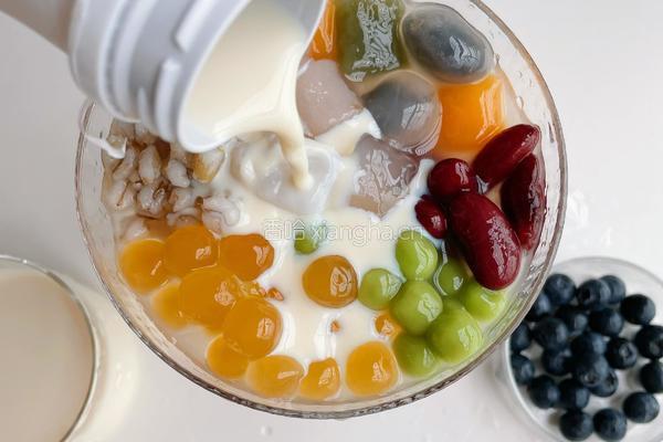 豆乳芋圆捞的做法图解7