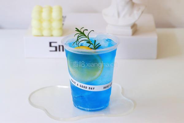 蓝色海洋气泡饮的做法图解14