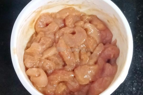 肉丝豆角炒米粉的做法图解4