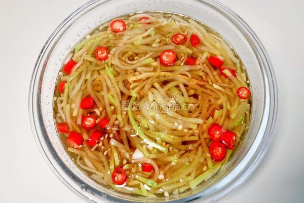 捞汁西葫芦的做法图解4