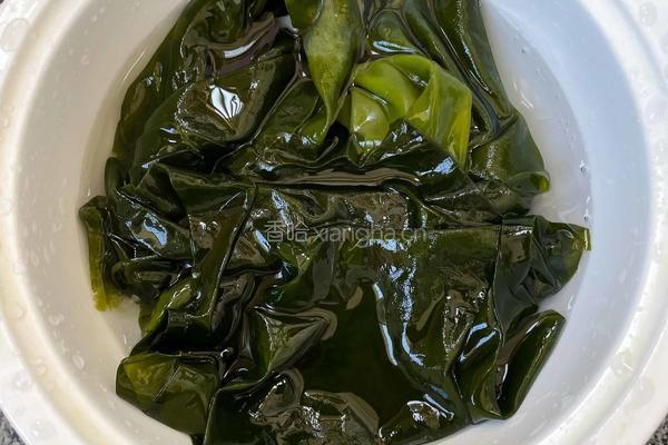 凉拌酸辣海带的做法图解1
