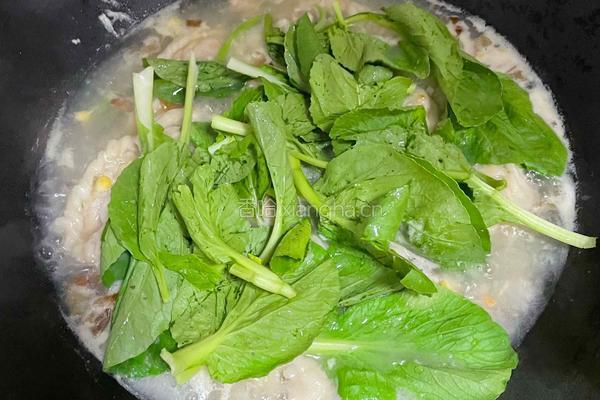 青菜海鲜饺子汤的做法图解8