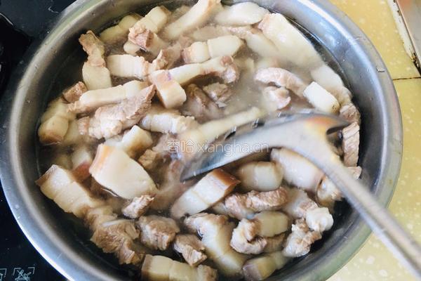 红烧肉炖豆腐的做法图解4