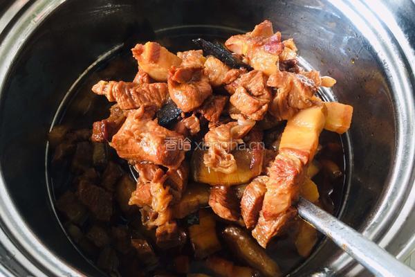红烧肉炖豆腐的做法图解9