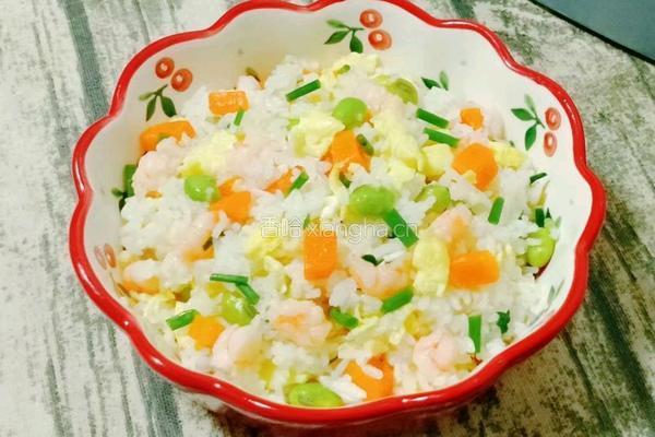 虾仁时蔬蛋炒饭的做法图解17