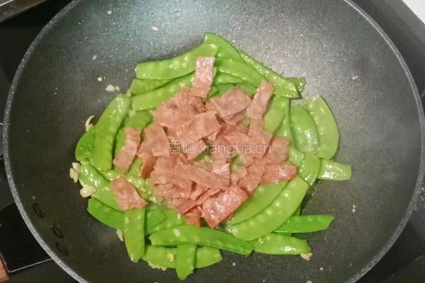 培根炒荷兰豆的做法图解11