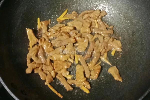 西芹炒牛肉的做法图解9