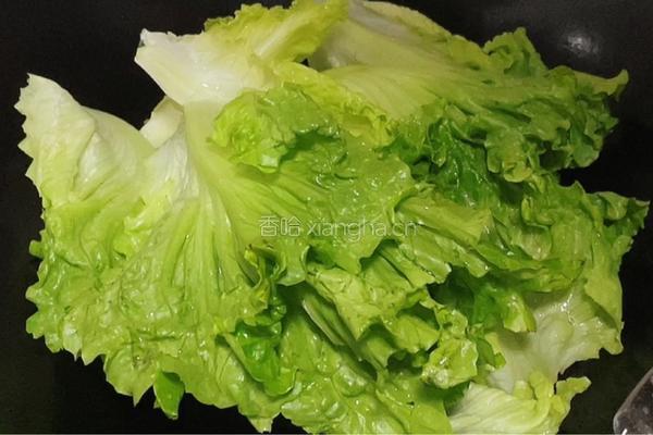 清炒生菜的做法图解4