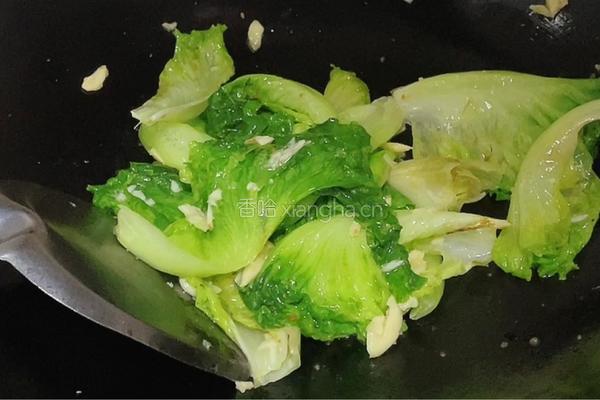 清炒生菜的做法图解9