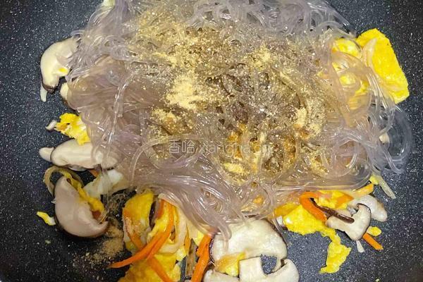 鸡蛋炒粉丝的做法图解10