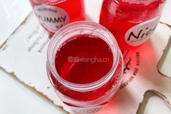 火龙果冻撞奶的做法图解8