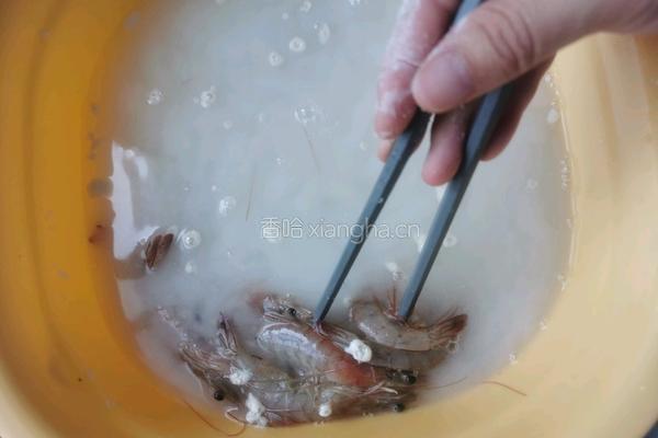 白灼虾的做法图解3