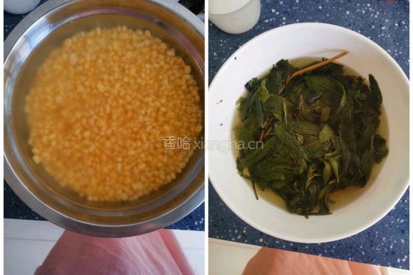 绿豆糕（奶黄馅／低糖低脂版）的做法图解1