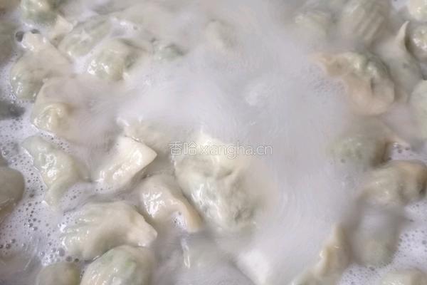 雪花小麦粉素饺子的做法图解13