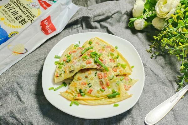 火腿鸡蛋软饼－神奇的面粉的做法图解8