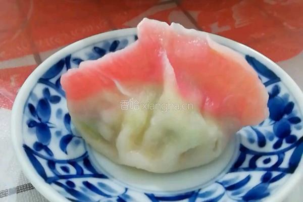 彩色水饺