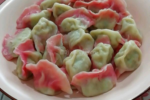 彩色水饺的做法图解17