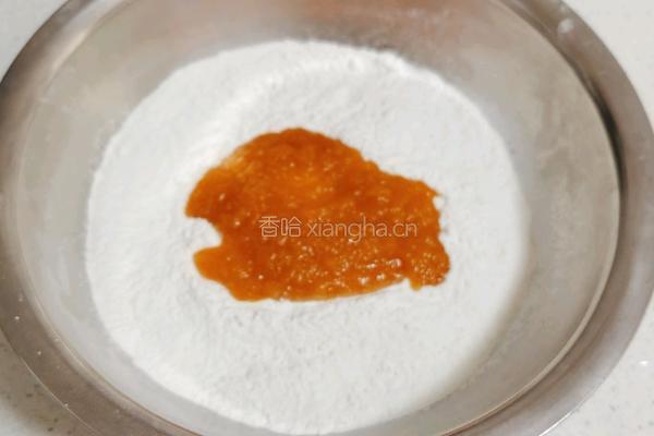 南瓜花卷的做法图解5