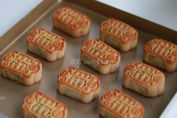 无糖浆绿豆月饼的做法图解12