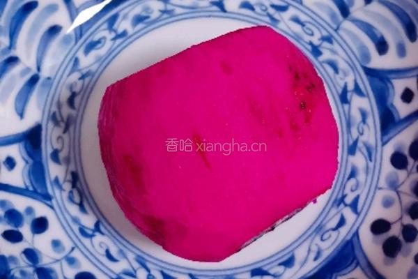 火龙果松饼的做法图解1