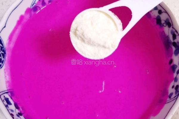 火龙果松饼的做法图解10