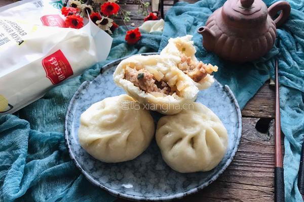 萝卜肉馅包子-神奇的面粉的做法图解17