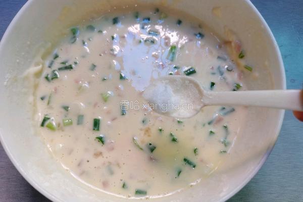 火腿肠鸡蛋葱香饼的做法图解8