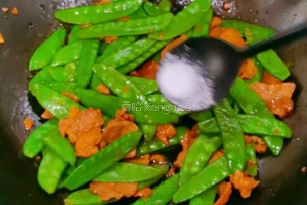 肉炒荷兰豆的做法图解13