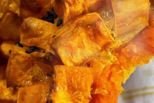 秋天来一个香甜的红薯饼吧的做法图解3